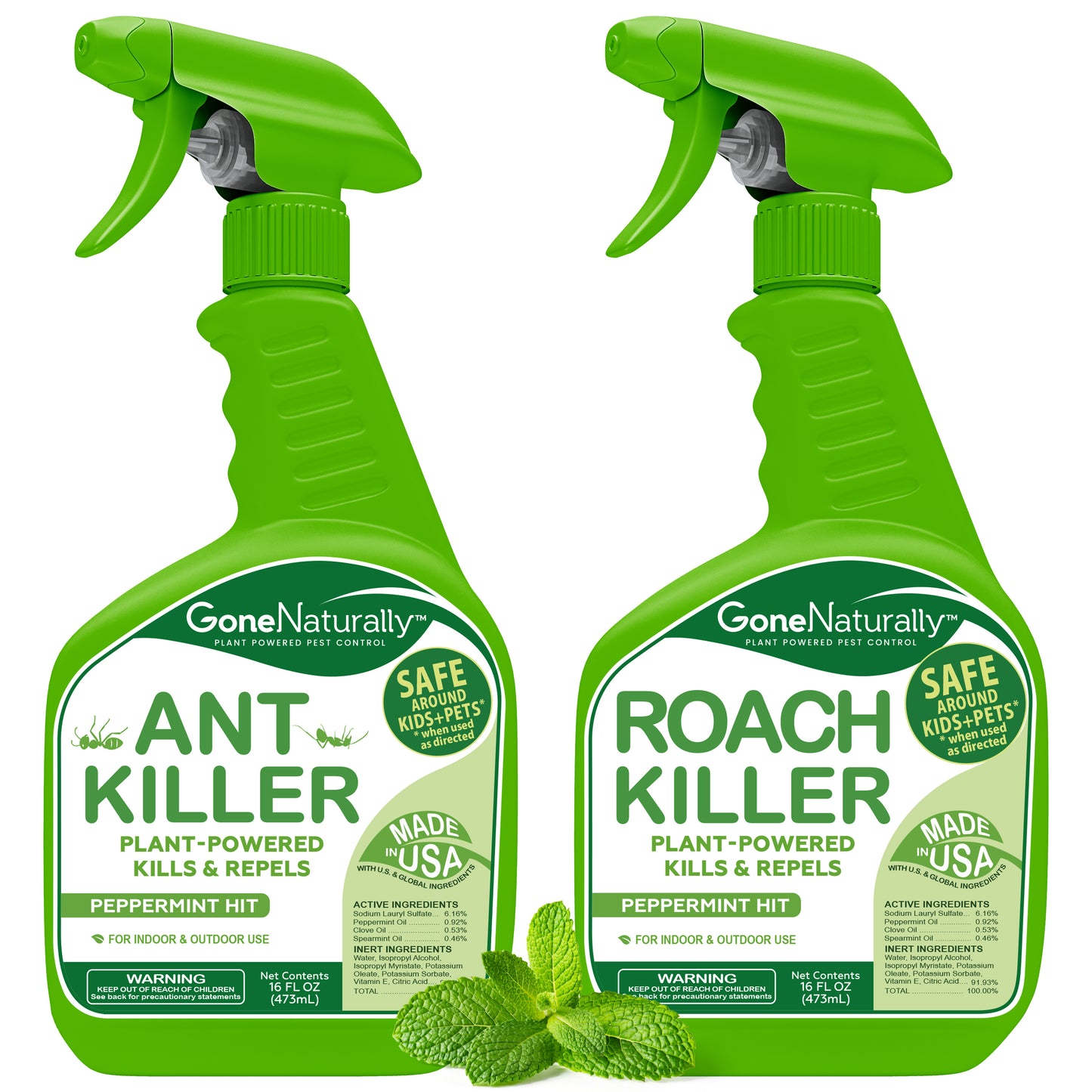 GoneNaturally Ant & Roach Killer Bundle 2-Pack