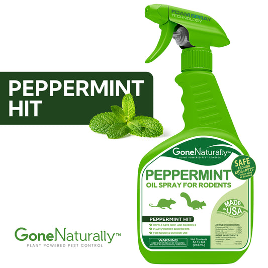 GoneNaturally Peppermint Rodent Repellent Spray. 32oz.