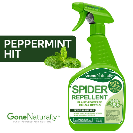 GoneNaturally Peppermint Spider Repellent. Non-toxic. 16oz.
